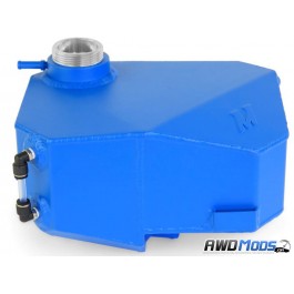 Mishimoto Coolant Expansion Tank for the Ford Focus RS / ST Wrinkle Nitrous Blue Tank